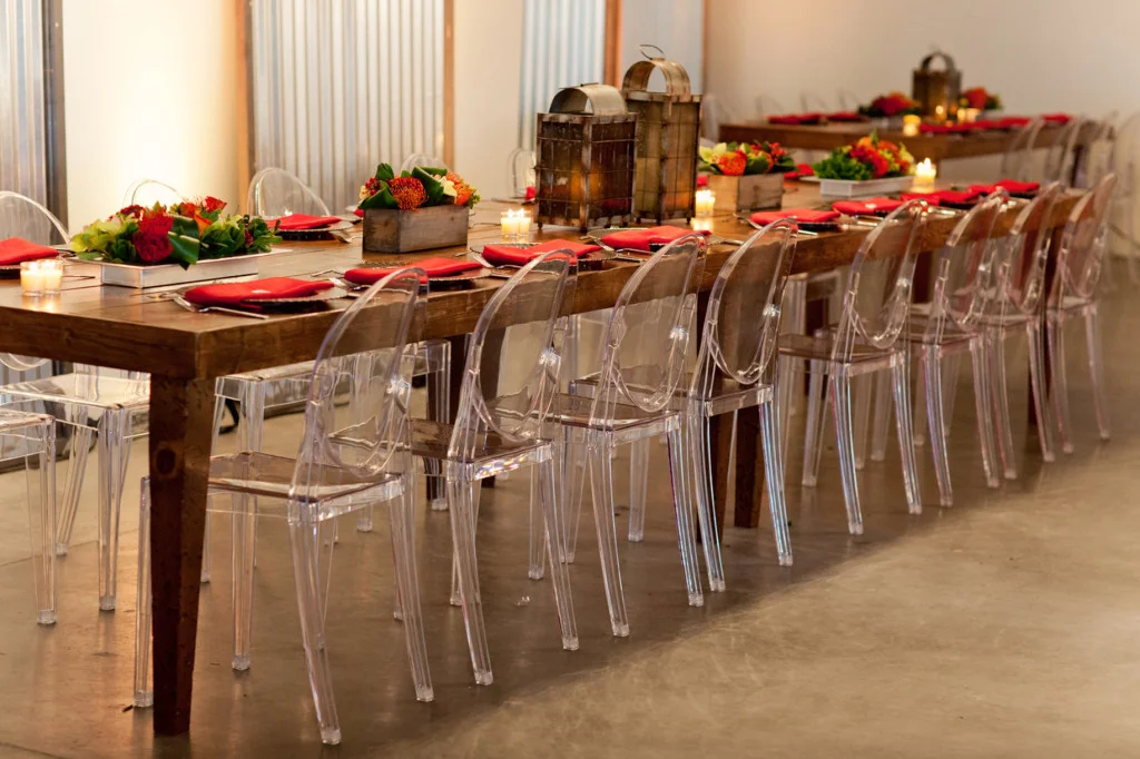 Grand Rapids, Michigan Modern Event with Ghost Rental Chairs