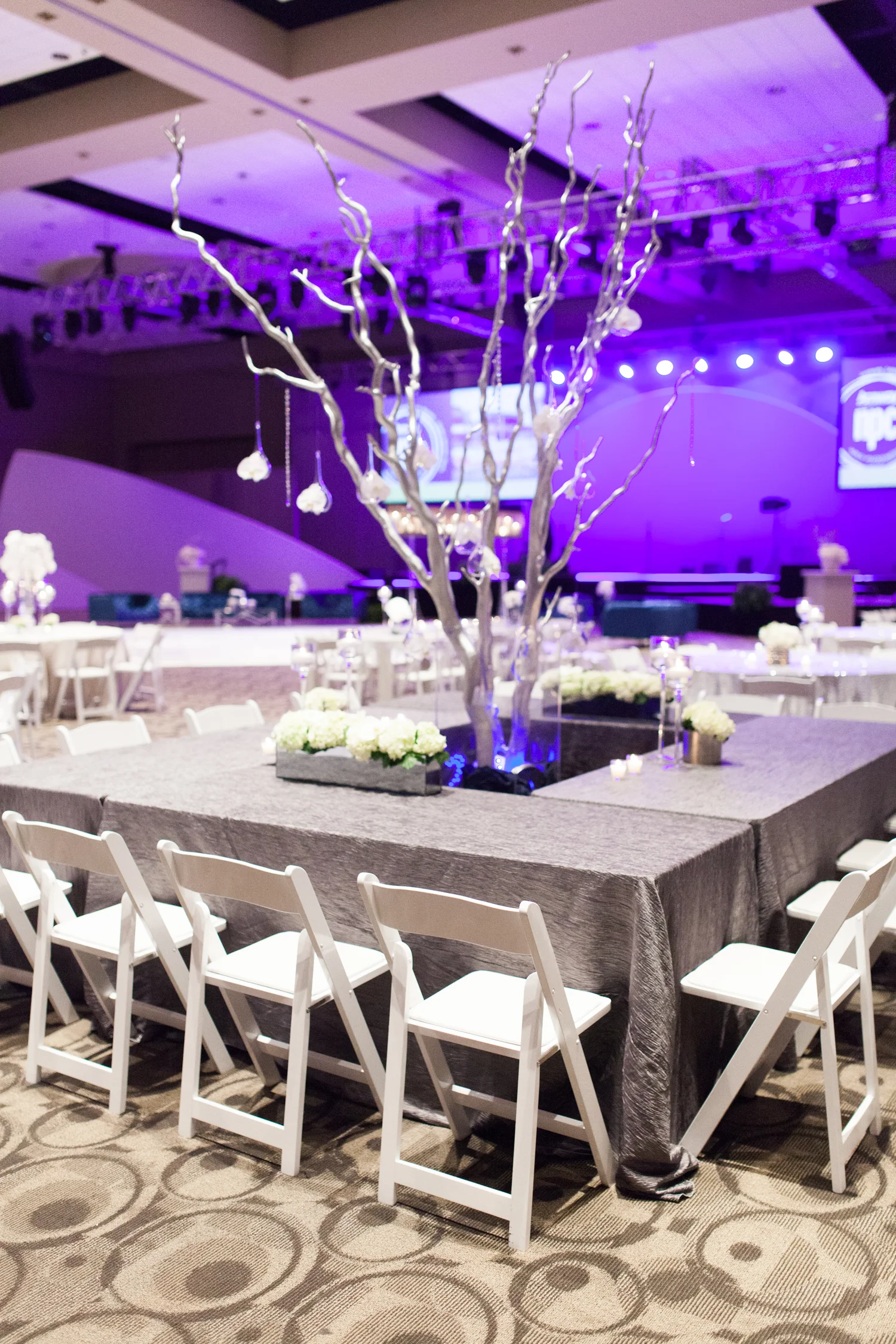 DeVos Place Convention Center Event Silver Linen