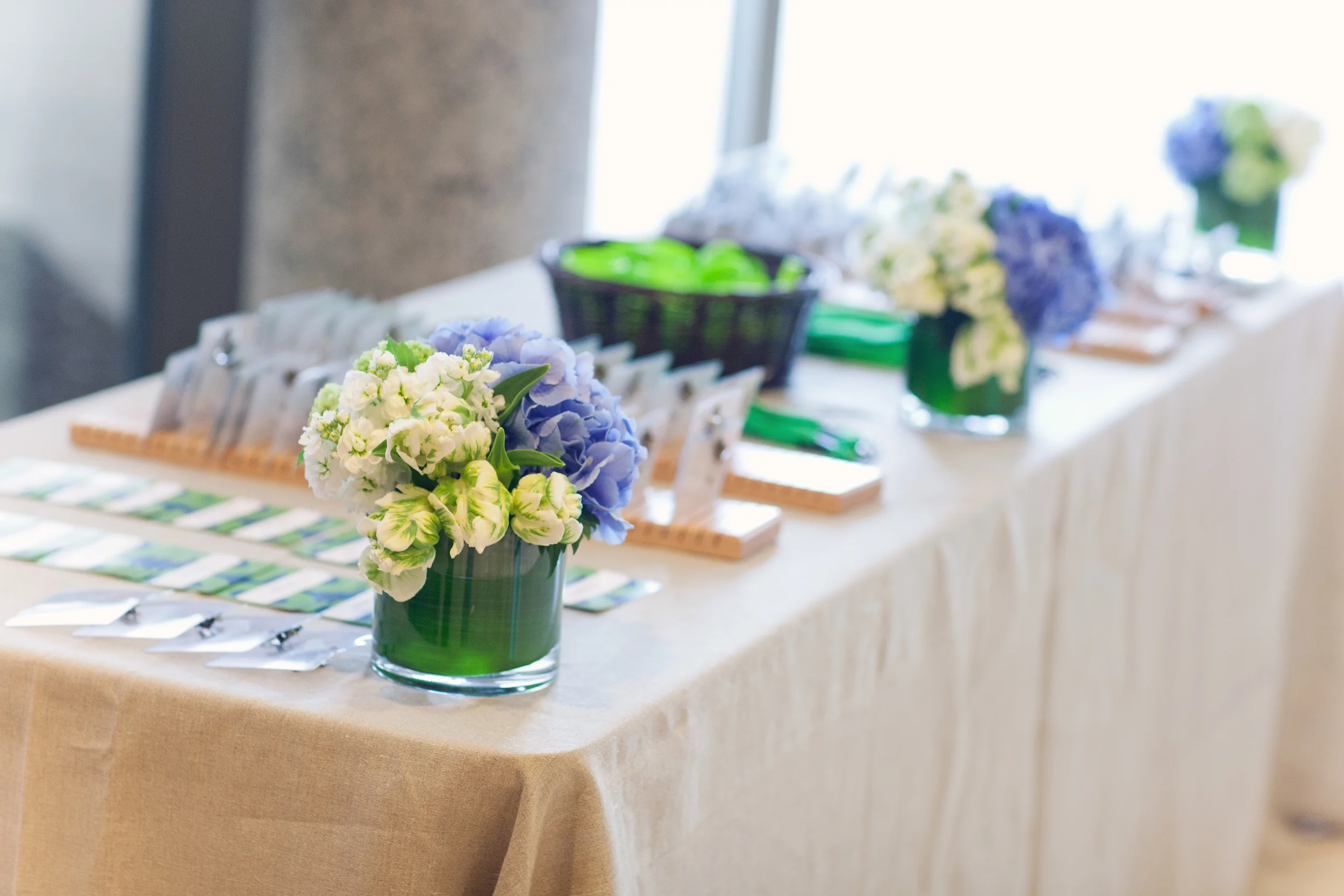 Grand Rapids, Michigan Tented Event with Farm Tables