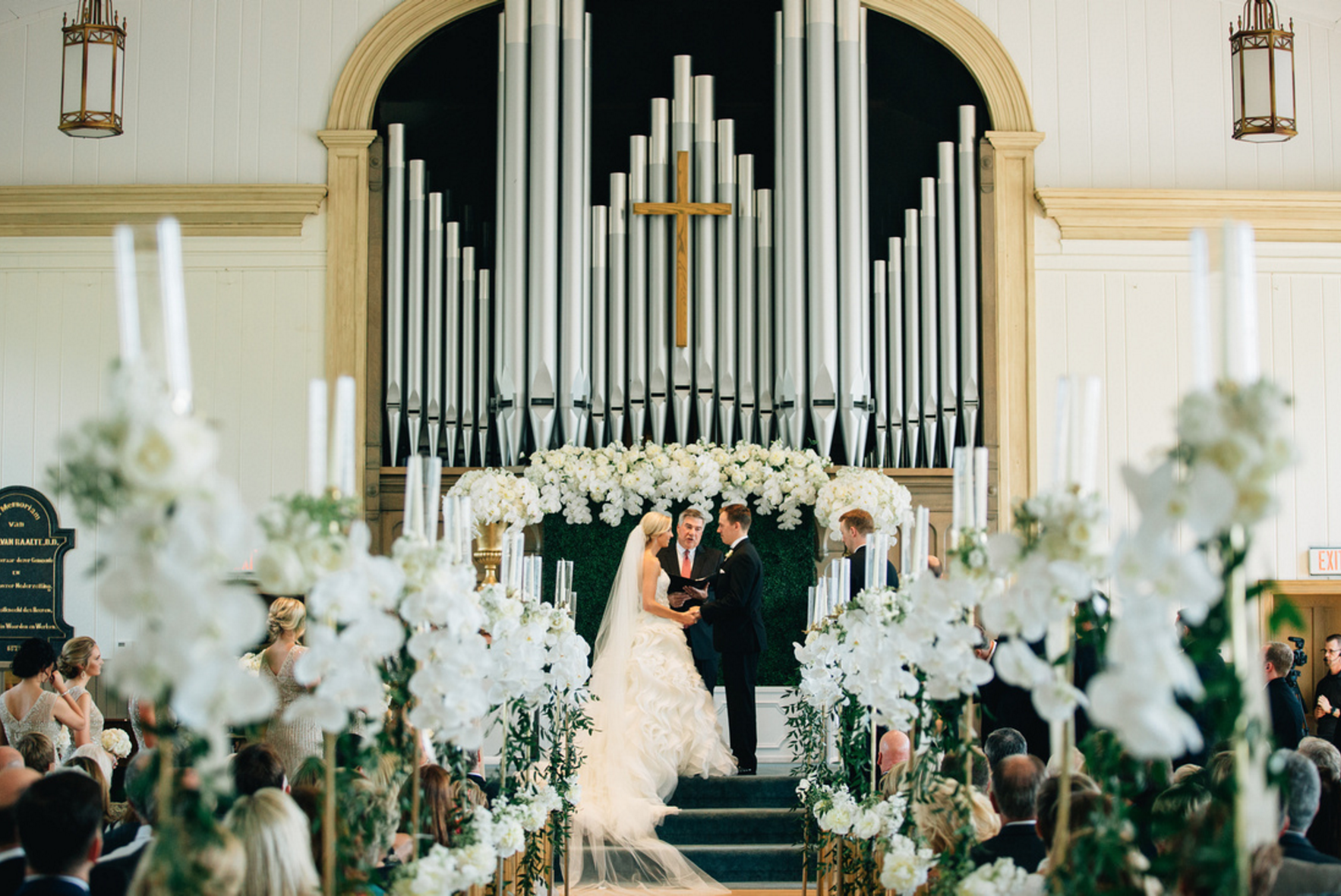 Pillar Church Wedding Ceremony