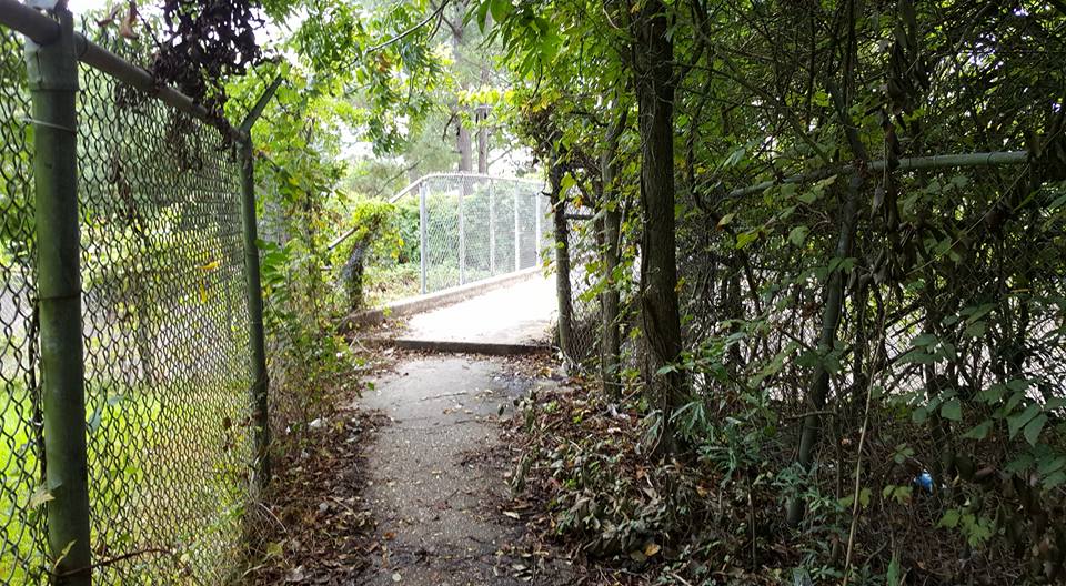 Bike / Ped bridge North of Roselawn Cemetery