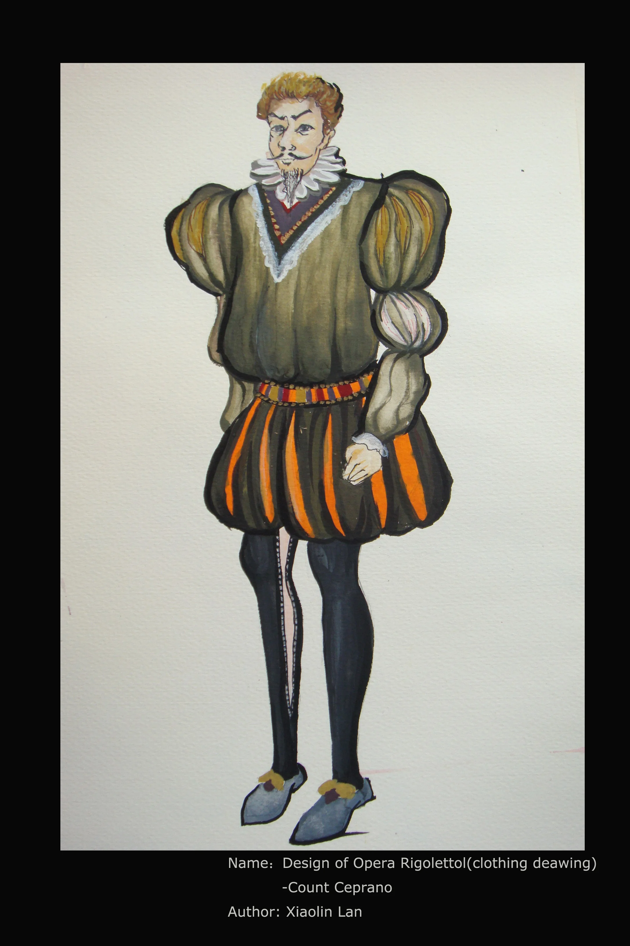 design of Opera Rigoletto-Count Ceprano.jpg