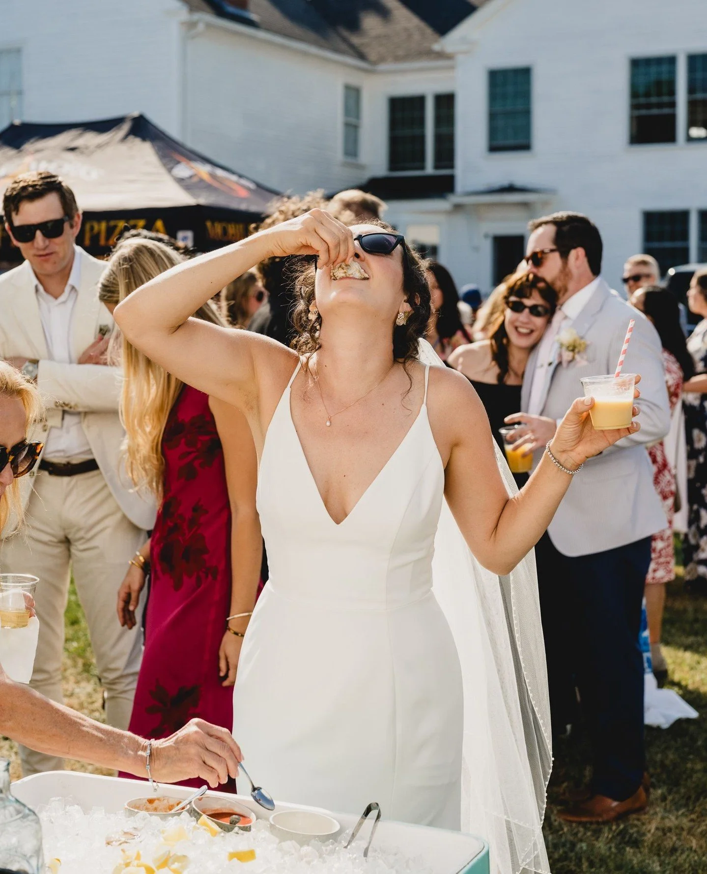 Just been busy slurping down oysters, painkillers + lobsta rolls on the East Coast. 🤙🏼🦪🍹🦞⁠
⁠
lis + jack⁠
photo + video: @engleoslon⁠
coordinator: @woodlandwedme⁠
venue: @shadylanefarmweddings⁠
hair: @the.mandala.rom⁠
makeup: @gillian_esthetics⁠
