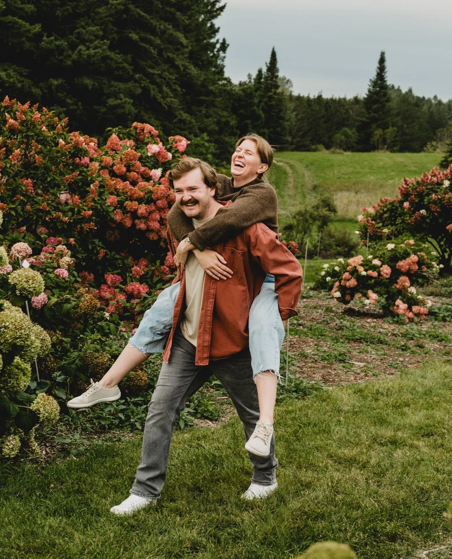 A couple of previews from Danielle + Jackson's recent engagement session at the @mn_arboretum. 🌺🌸⁠
⁠
Gerick shot these at the buttcrack of dawn with these two. I was still sleeping, of course, but it is really amazing what folks can get done so ear