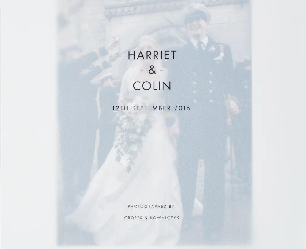 Harriet + Colin 10" x 10" Duo, classic leather