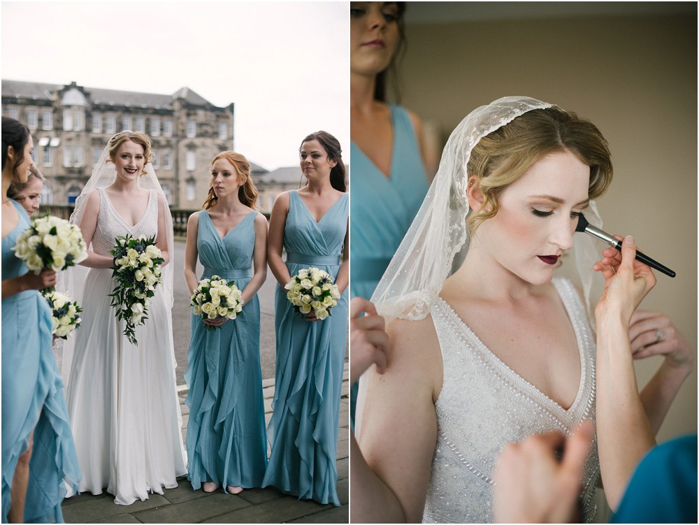  Bridal photography at George Heriot's in Scotland 