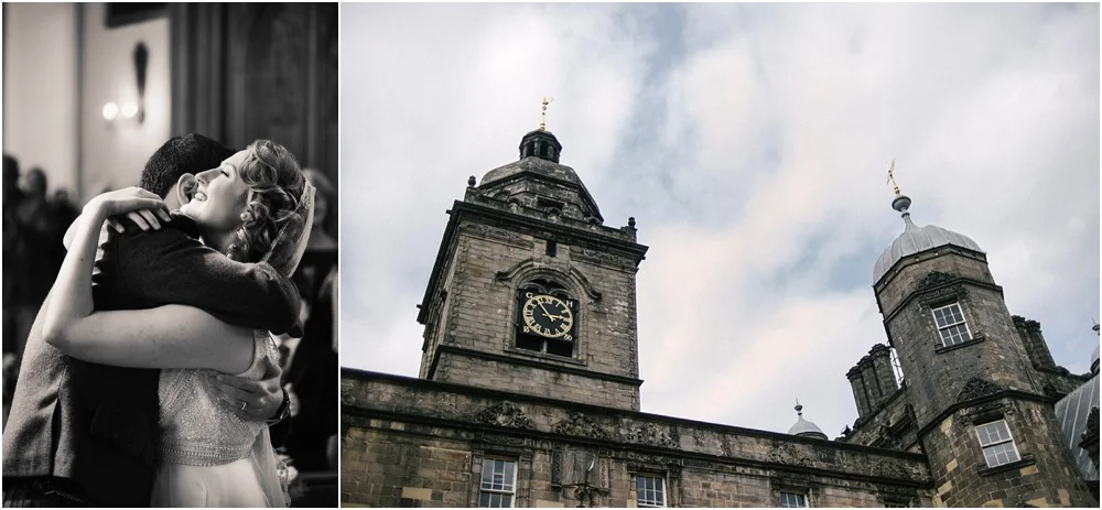Wedding photography at George Heriot's in Edinburgh Scotland