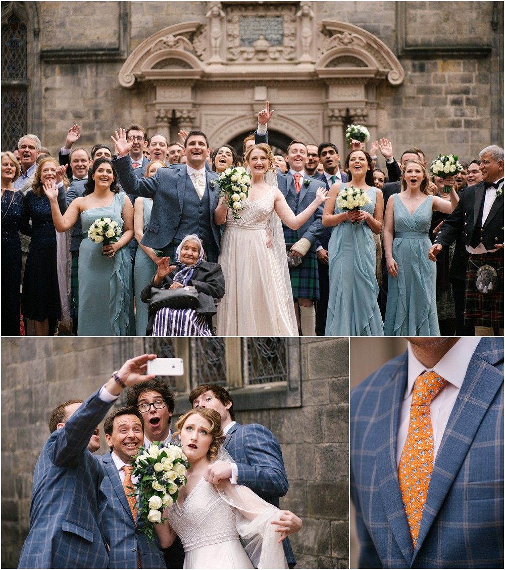  Wedding photography at George Heriot's in Edinburgh Scotland 