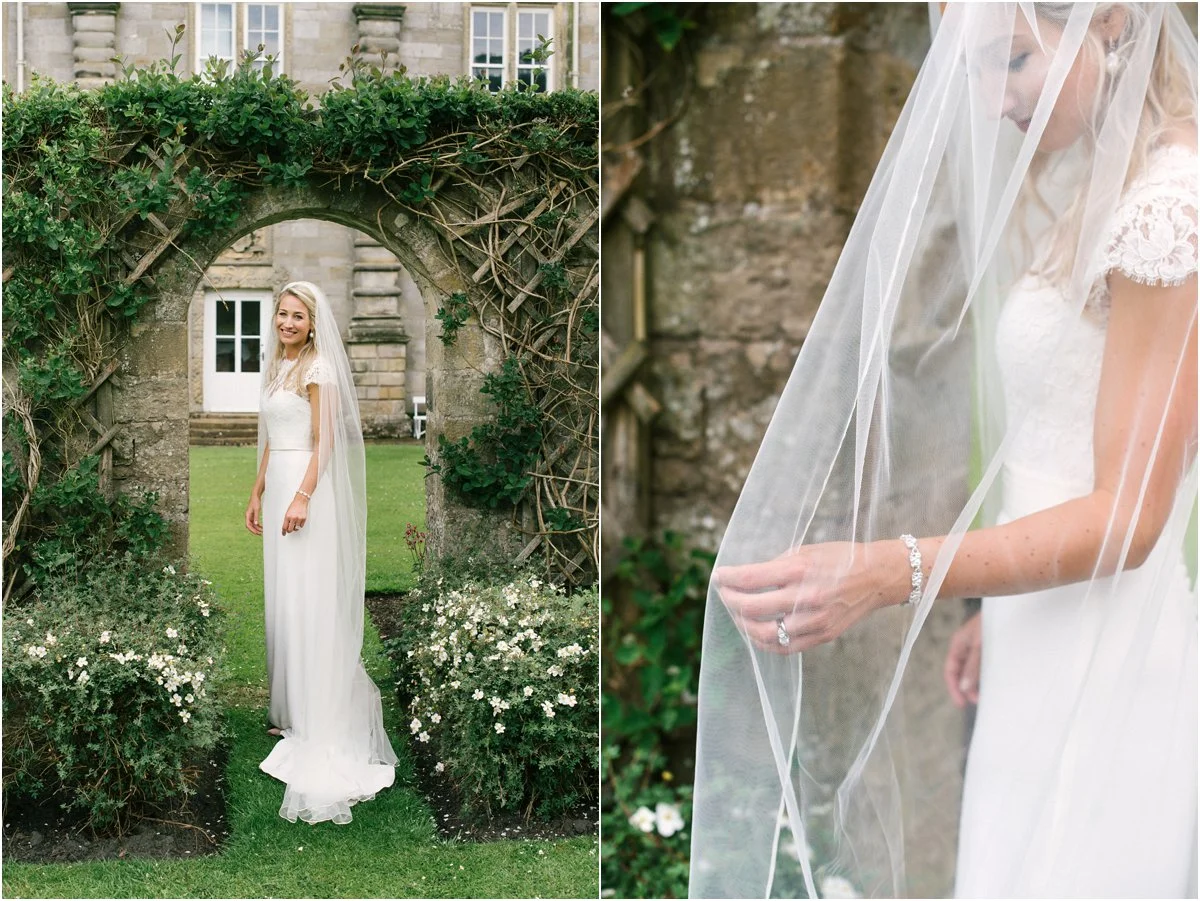 wedding photographer in northumberland capheaton hall and st andrew's church corbridge