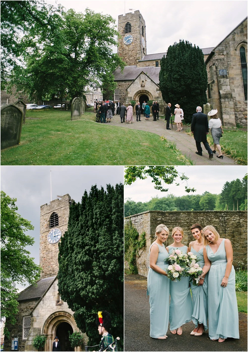 wedding photographer in northumberland capheaton hall and st andrew's church corbridge