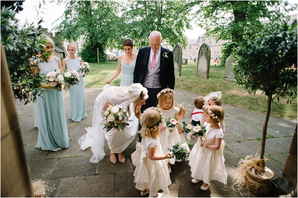wedding photographer in northumberland capheaton hall and st andrew's church corbridge