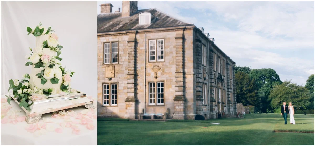 wedding photographer in northumberland capheaton hall and st andrew's church corbridge