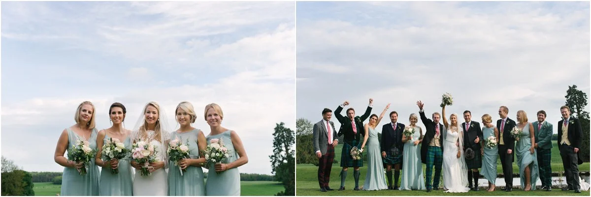 wedding photographer in northumberland capheaton hall and st andrew's church corbridge