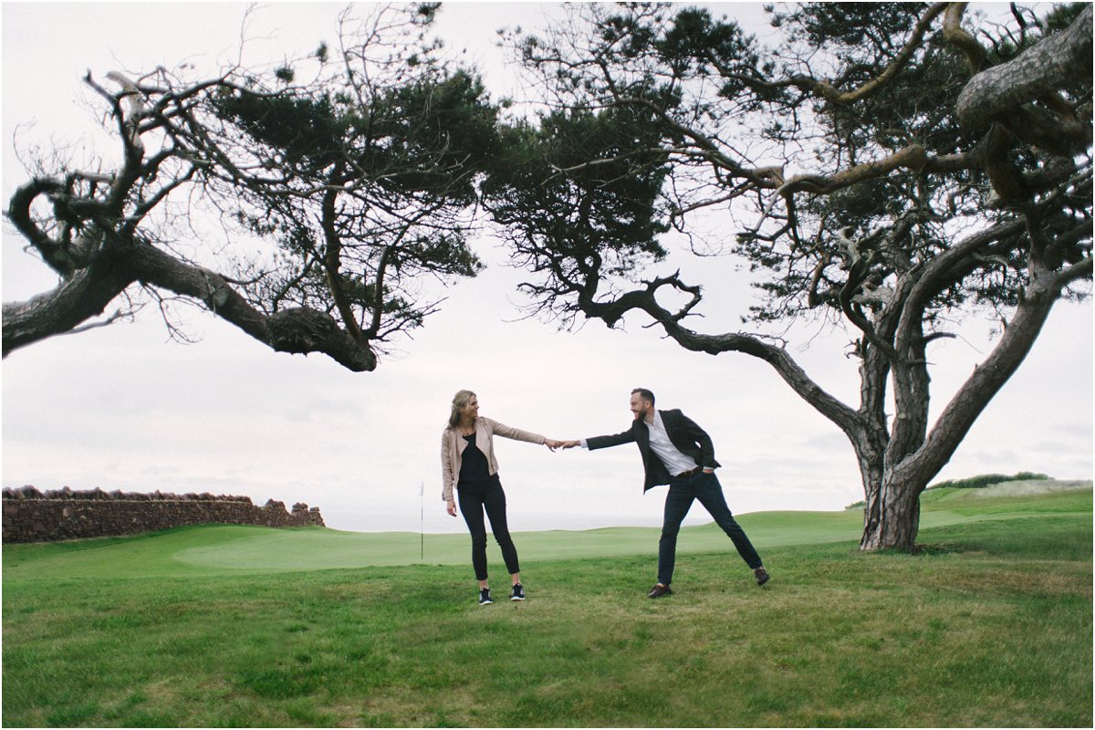  Engagement portraits photography Edinburgh Scotland seaside 