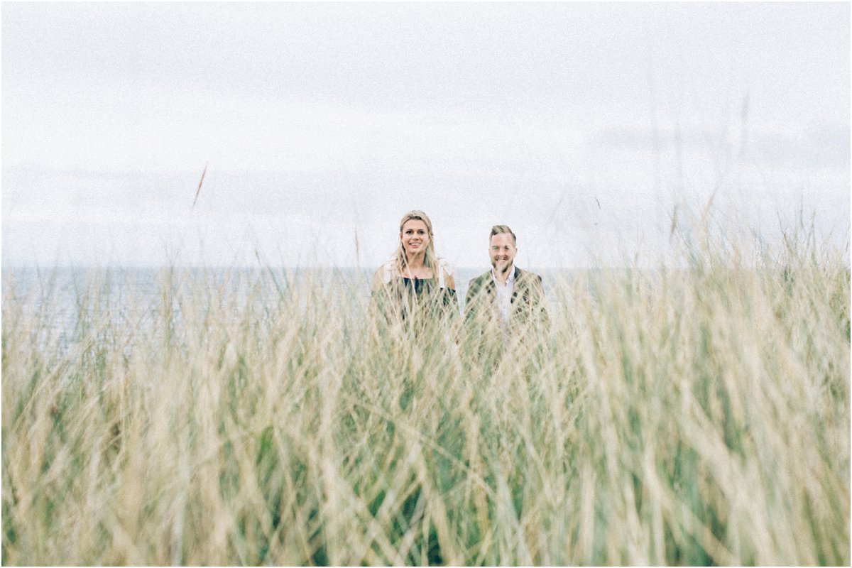  Engagement portraits photography Edinburgh Scotland seaside 