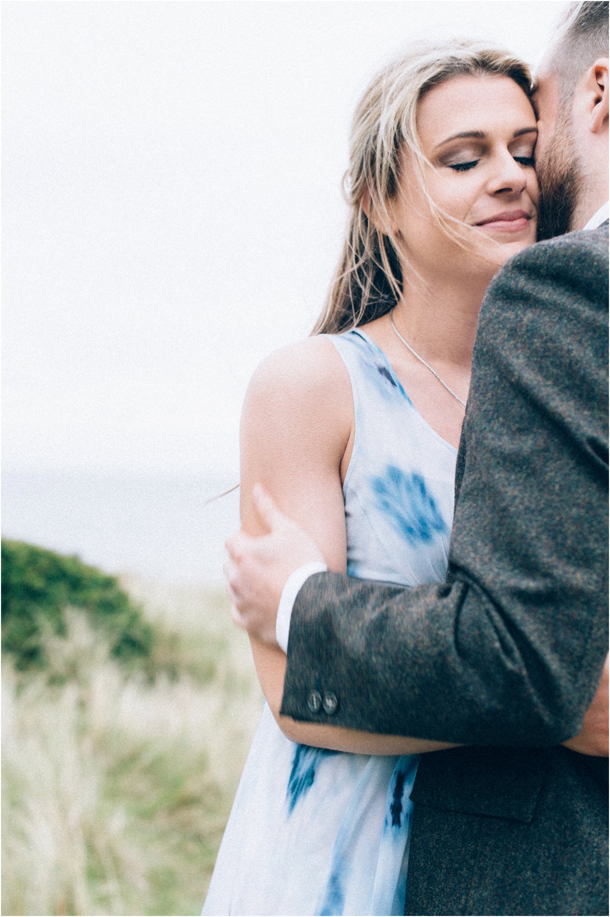  Engagement portraits photography Edinburgh Scotland seaside 