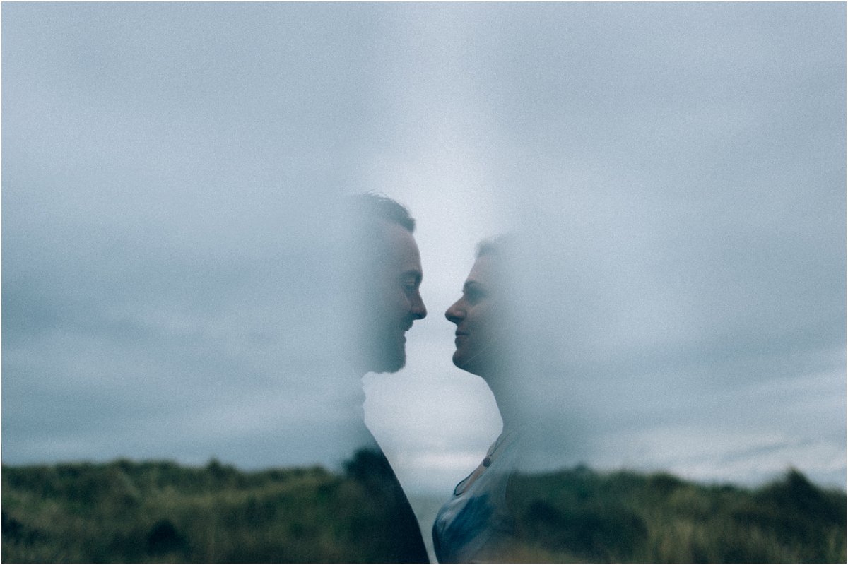  Engagement portraits photography Edinburgh Scotland seaside 