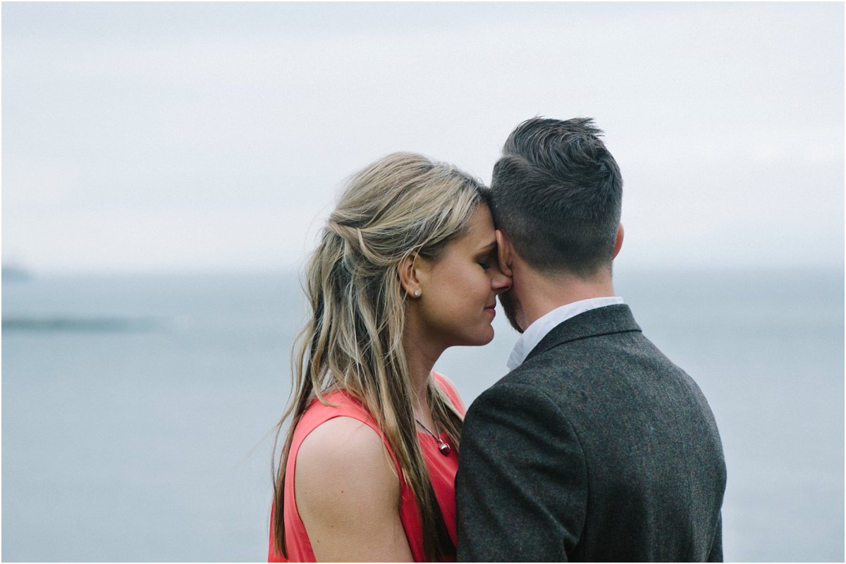  Engagement portraits photography Edinburgh Scotland seaside 