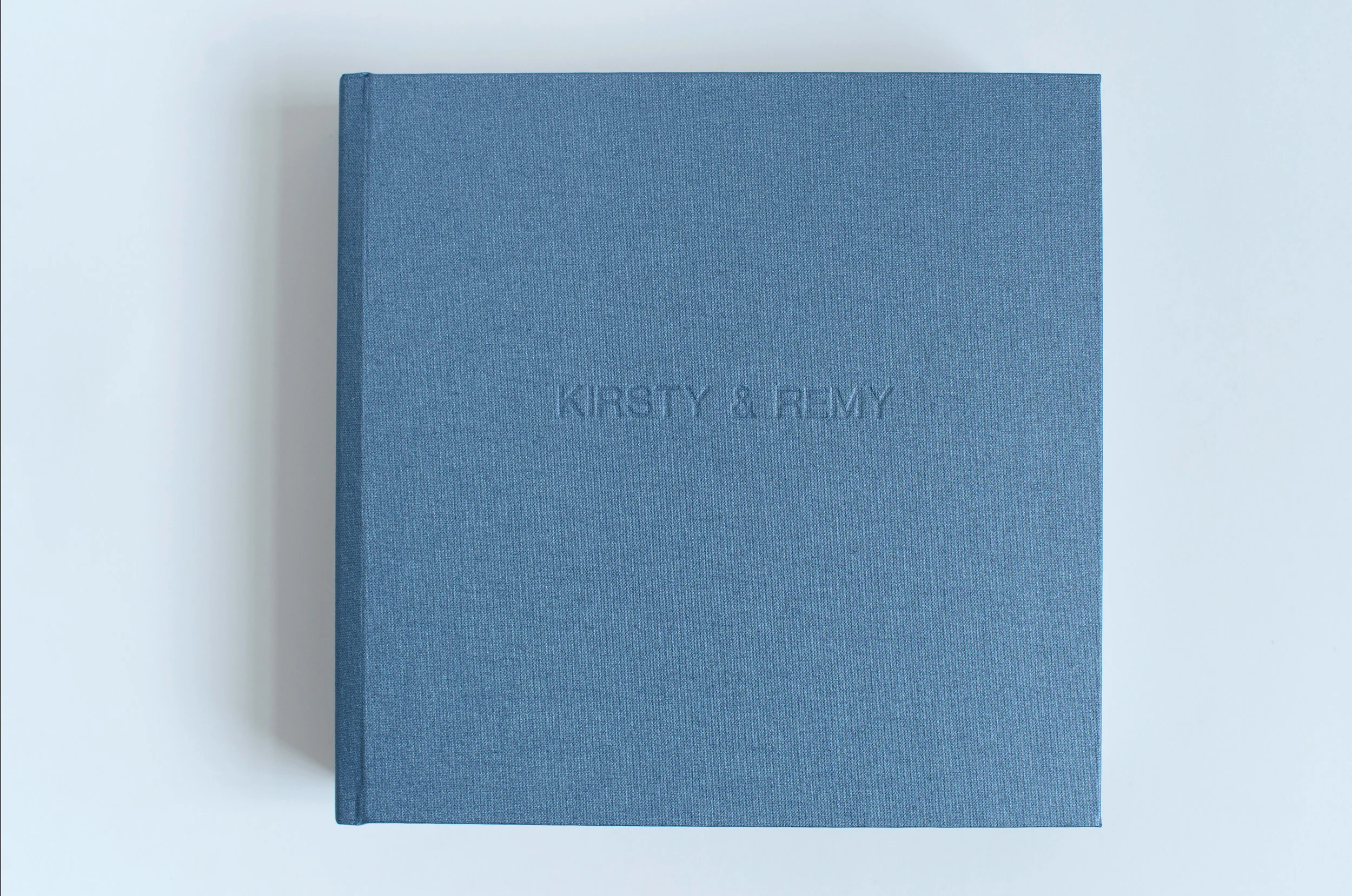 Kirsty + Remy 10"x10" Overlay, Buckram in Starry Night