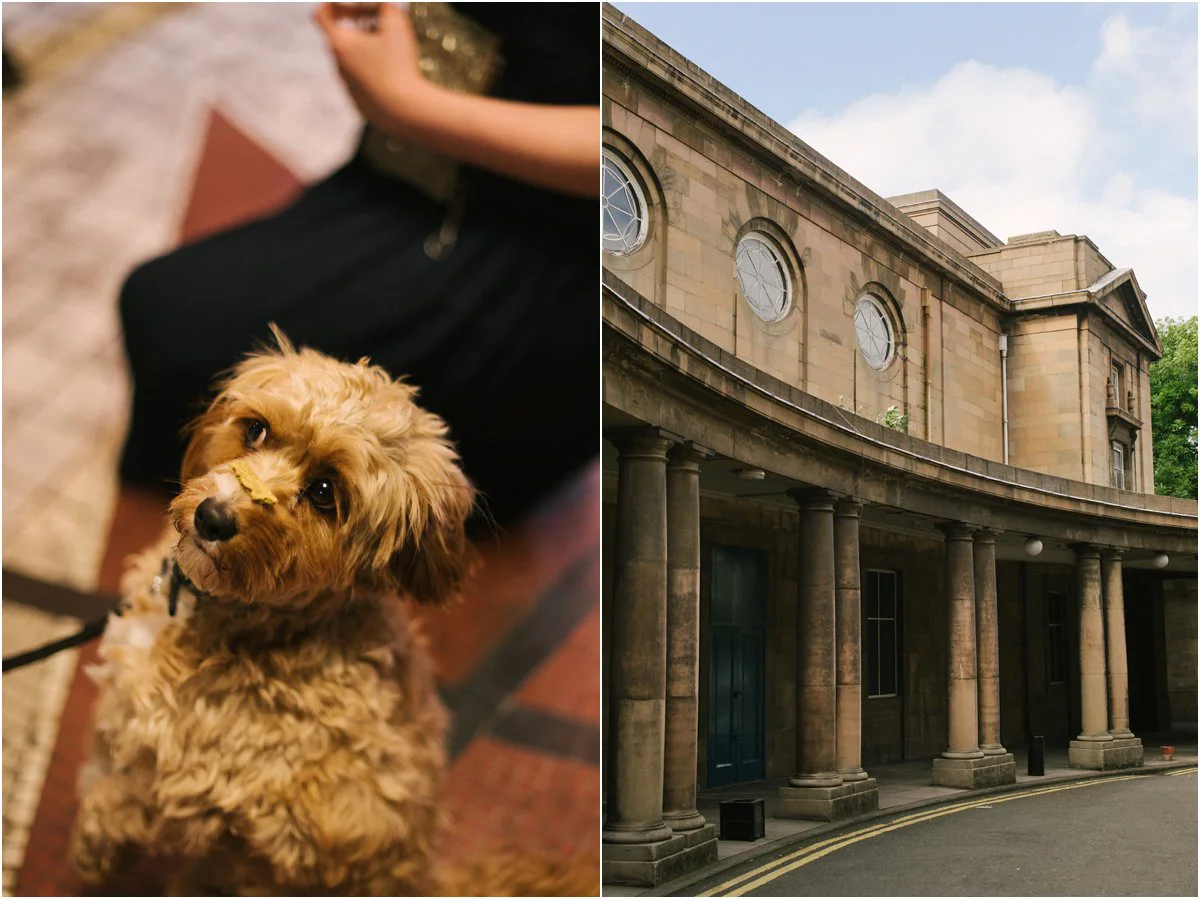 Wedding photography at Thomas Morton Hall in Leith, Edinburgh, Scotland