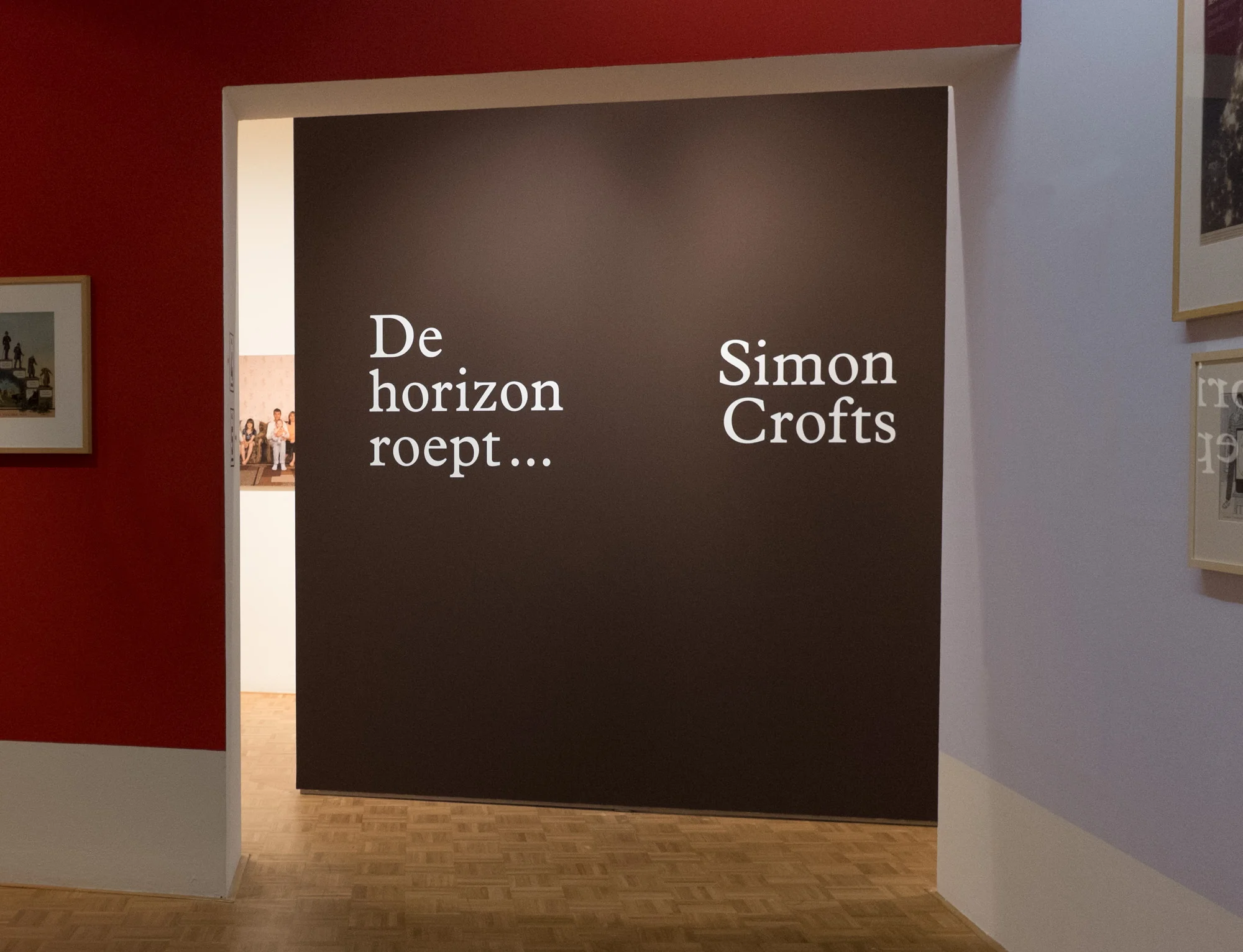 Simon's exhibition at the Kunsthal, Rotterdam