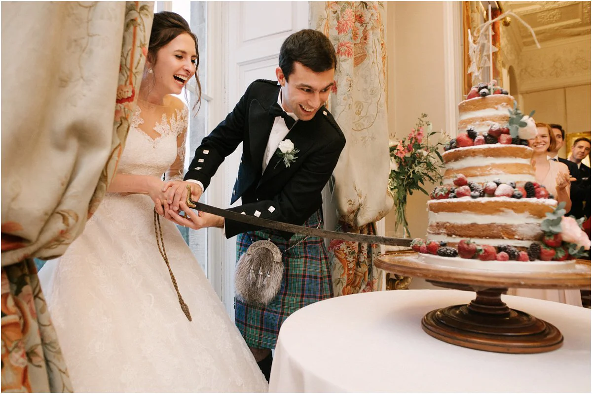 Crofts & Kowalczyk Fusion wedding photography and video at Winton Castle Scotland