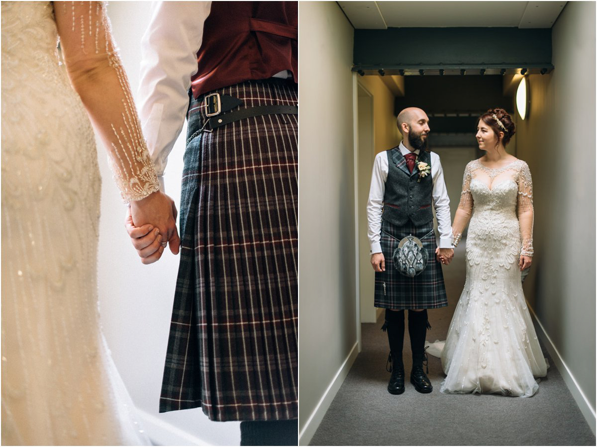 Summerhall Edinburgh wedding photography by Crofts & Kowalczyk