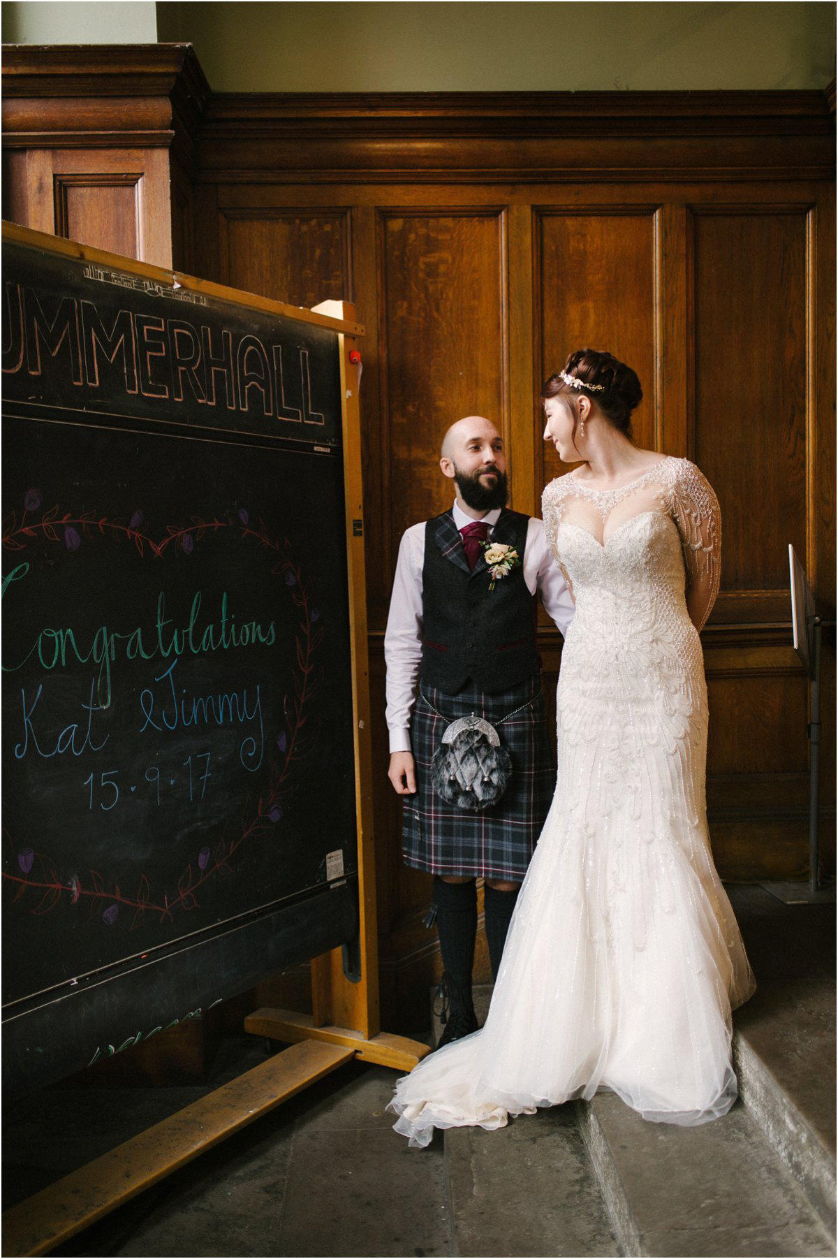 Summerhall Edinburgh wedding photography by Crofts & Kowalczyk