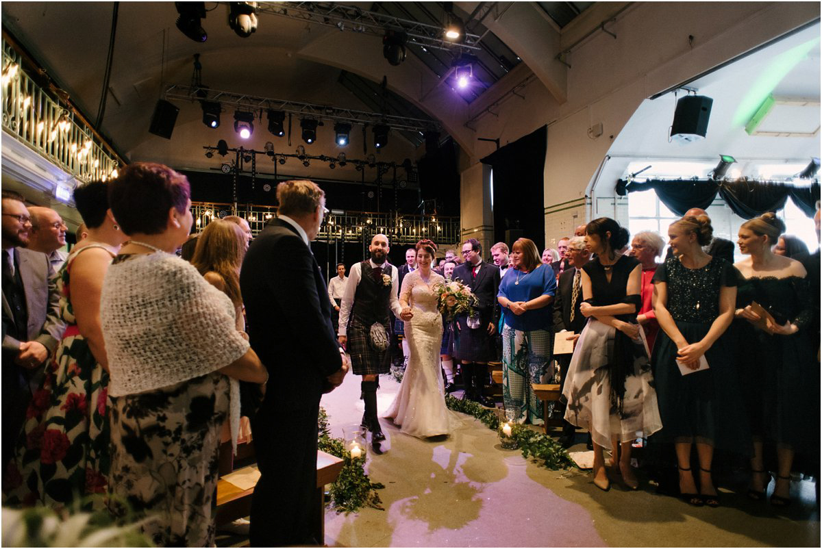  Summerhall Edinburgh wedding photography by Crofts & Kowalczyk 