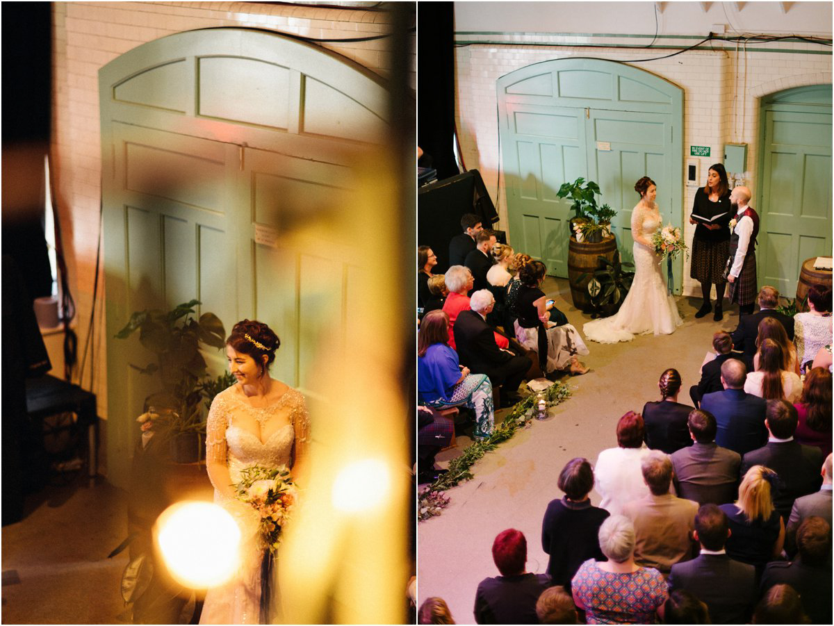 Summerhall Edinburgh wedding photography by Crofts & Kowalczyk