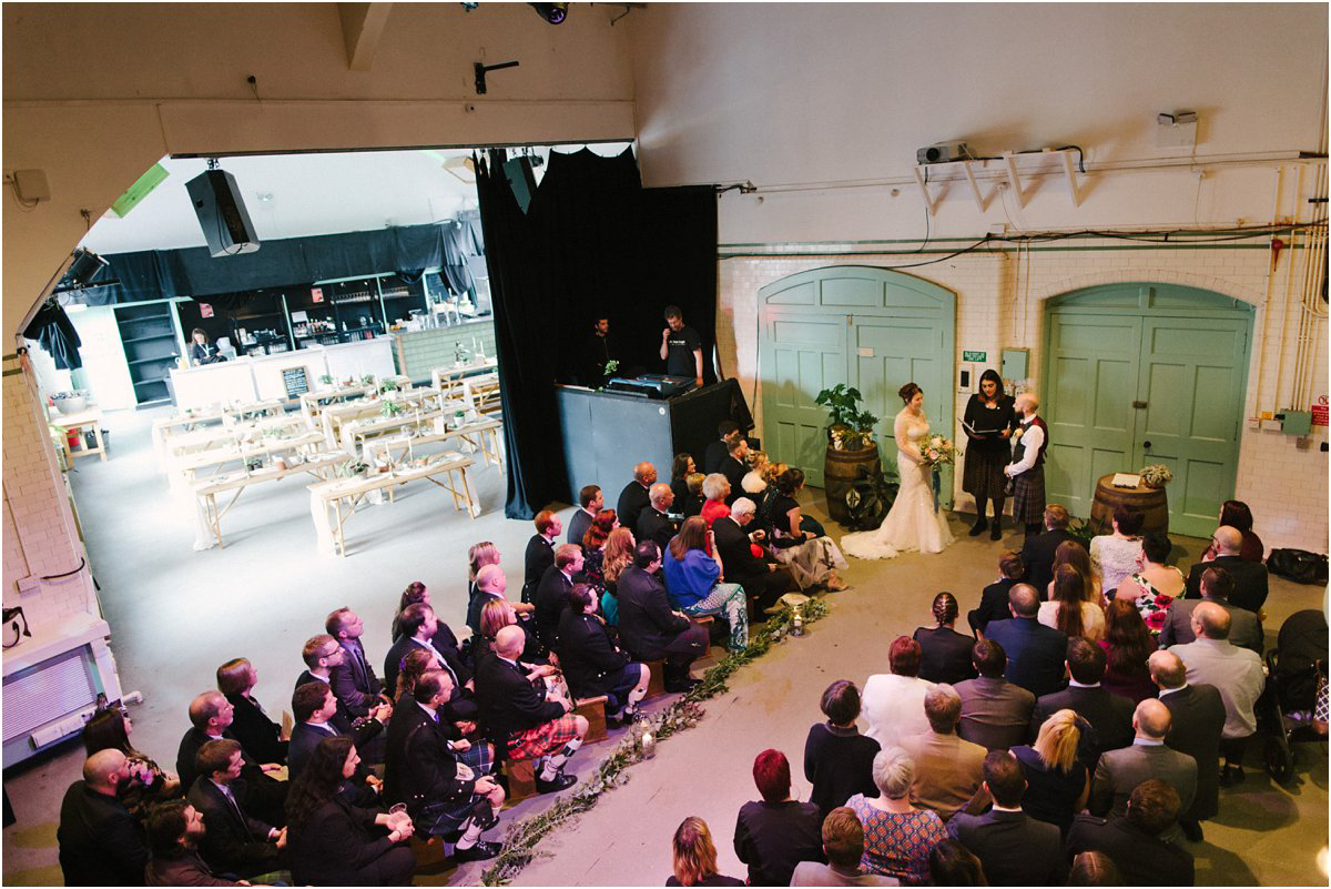 Summerhall Edinburgh wedding photography by Crofts & Kowalczyk