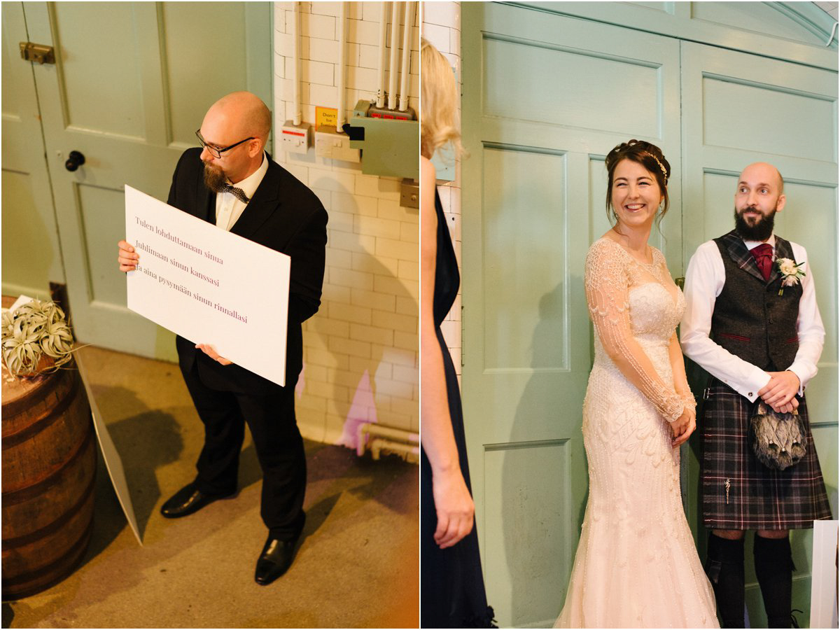  Summerhall Edinburgh wedding photography by Crofts & Kowalczyk 