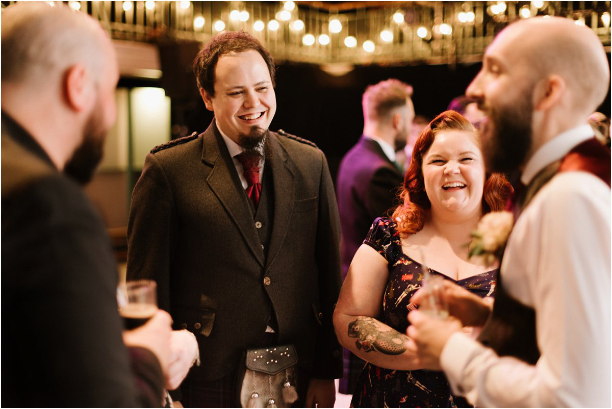 Summerhall Edinburgh wedding photography by Crofts & Kowalczyk