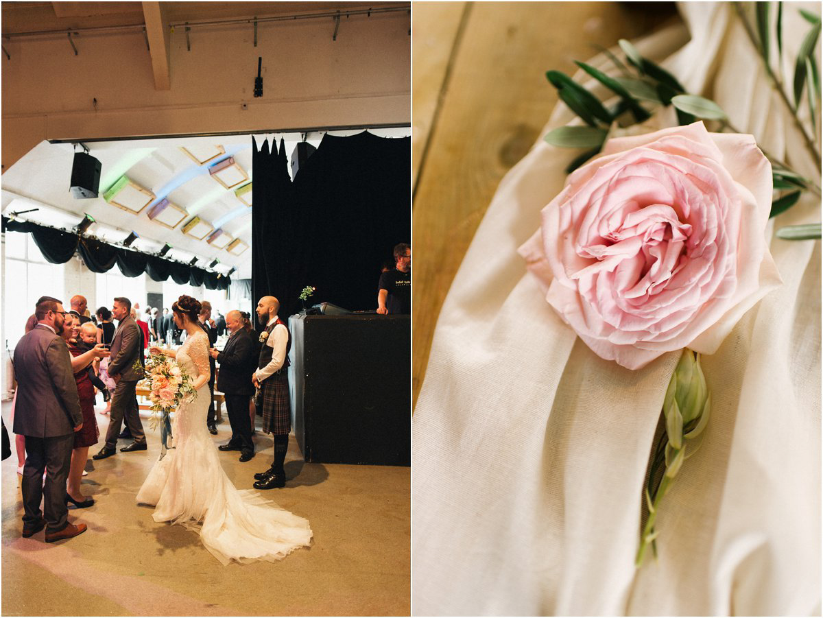 Summerhall Edinburgh wedding photography by Crofts & Kowalczyk