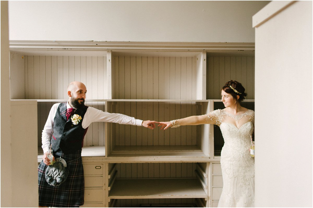 Summerhall Edinburgh wedding photography by Crofts & Kowalczyk
