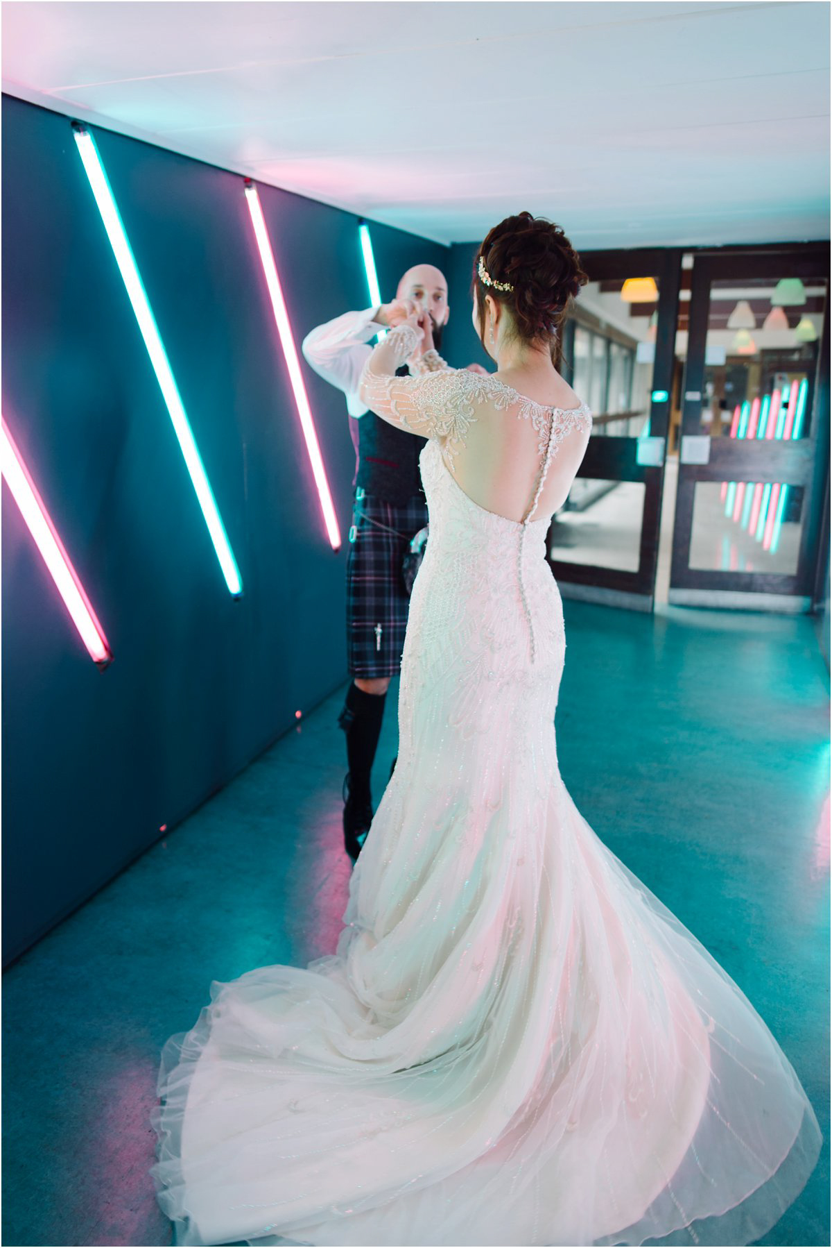 Summerhall Edinburgh wedding photography by Crofts & Kowalczyk