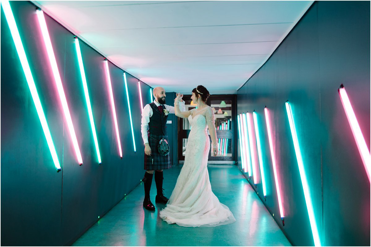 Summerhall Edinburgh wedding photography by Crofts & Kowalczyk