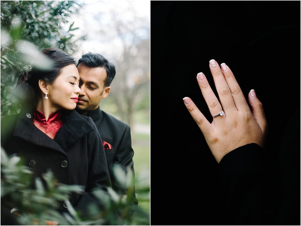  Cro&KowLove destination engagement photography  Edinburgh Scotland with Ivy and Atul 