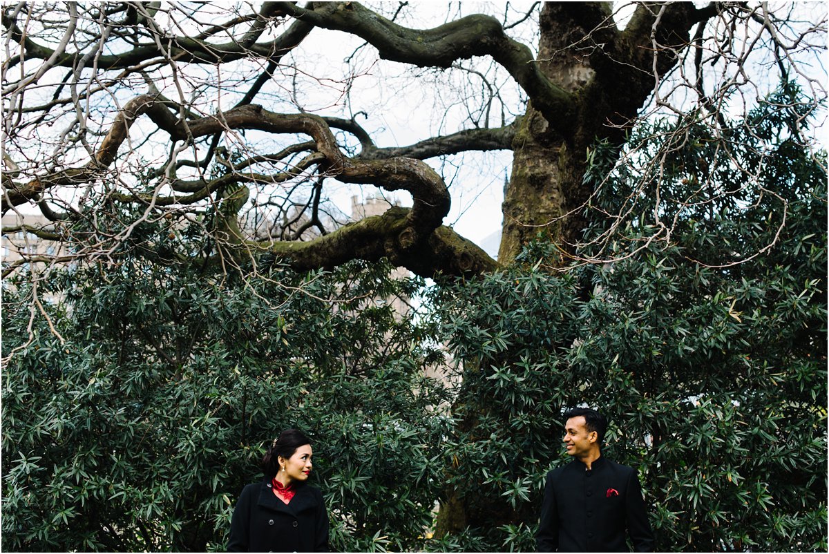  Cro&KowLove destination engagement photography  Edinburgh Scotland with Ivy and Atul 