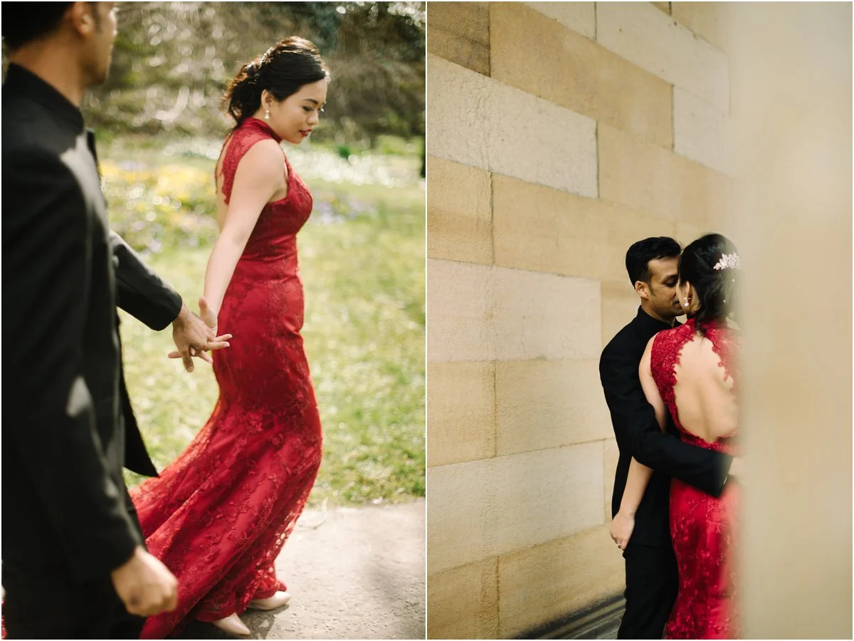 Cro&KowLove destination engagement photography Edinburgh Scotland with Ivy and Atul