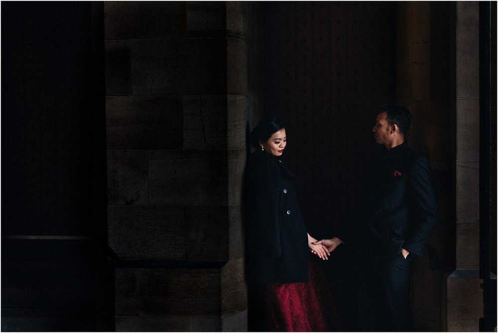  Cro&KowLove destination engagement photography  Edinburgh Scotland with Ivy and Atul 