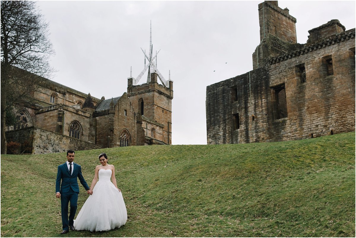 Cro&KowLove destination engagement photography Edinburgh Scotland with Ivy and Atul