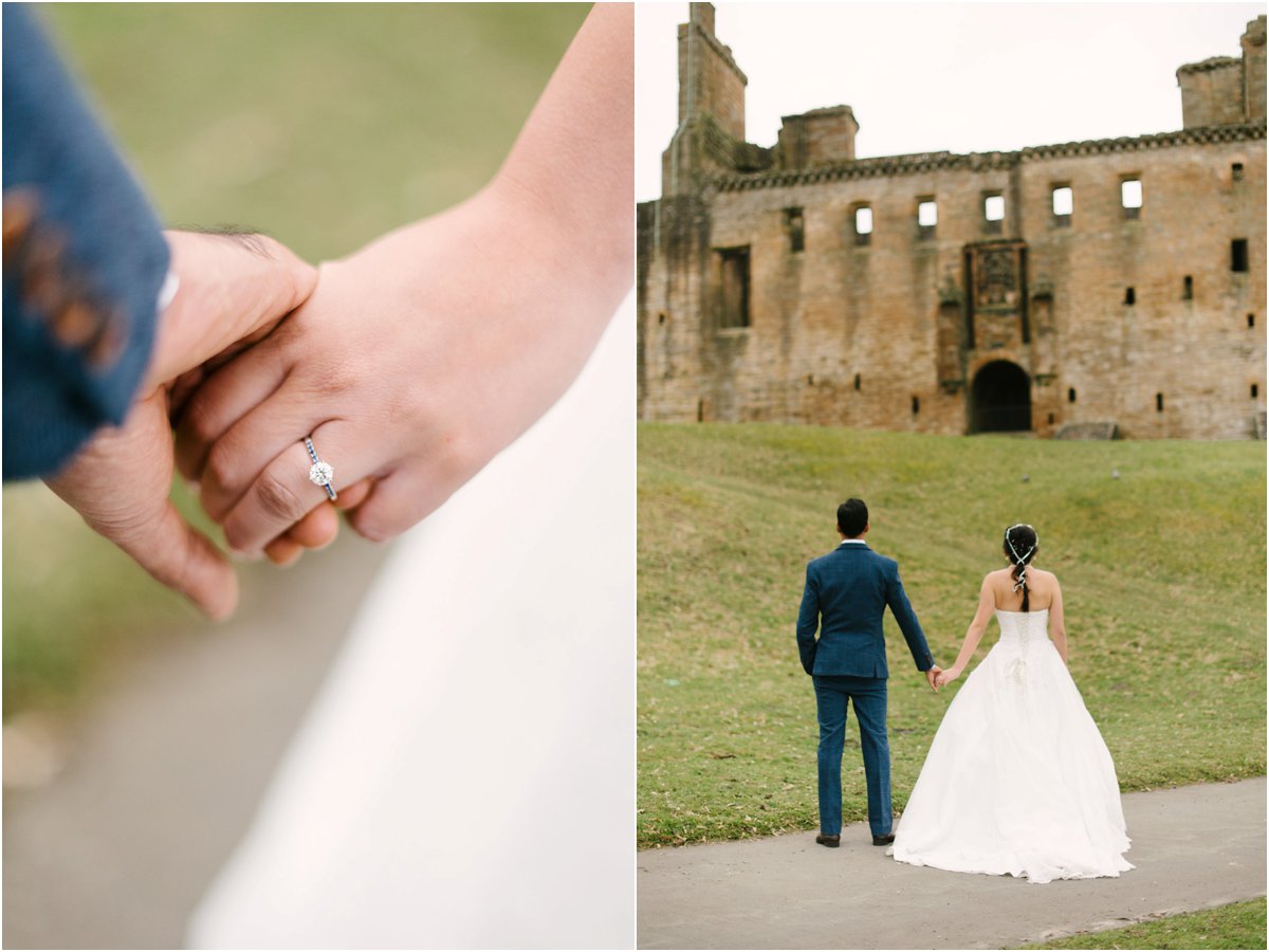  Cro&KowLove destination engagement photography  Edinburgh Scotland with Ivy and Atul 