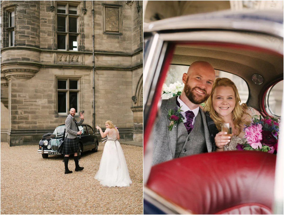 Crofts & Kowalczyk Photography, Scottish wedding of Jodie and John in Fettes College chapel in Edinburgh and The National Mining Museum Scotland