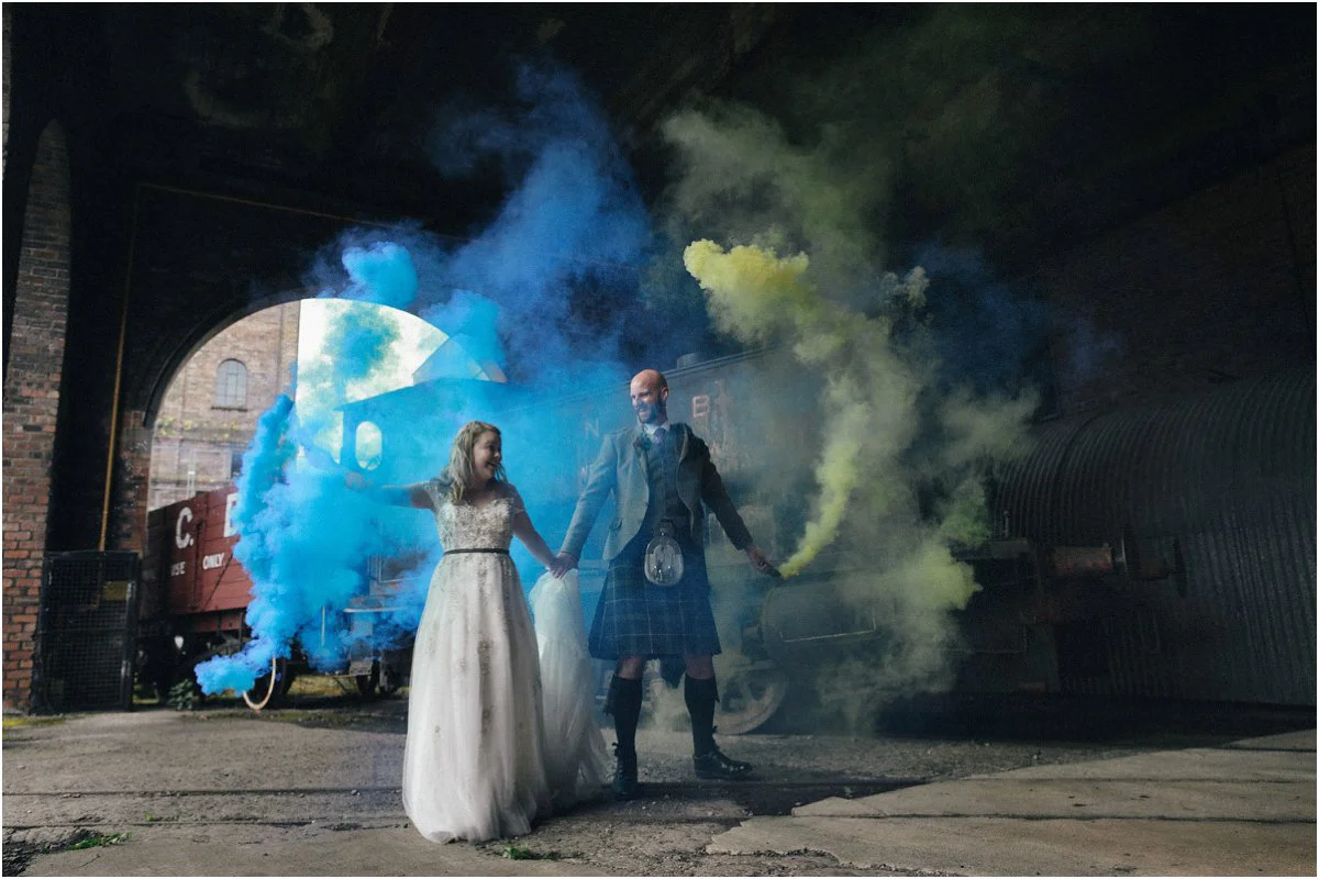 Crofts & Kowalczyk Photography, Scottish wedding of Jodie and John in Fettes College chapel in Edinburgh and The National Mining Museum Scotland