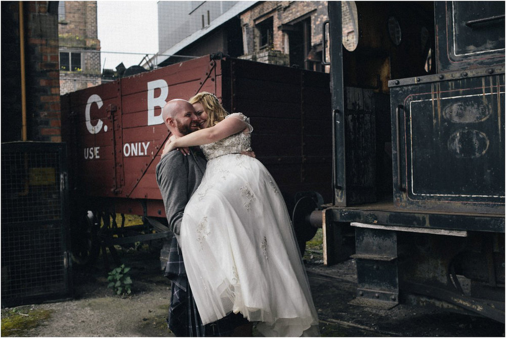  Crofts & Kowalczyk Photography, Scottish wedding of Jodie and John in Fettes College chapel in Edinburgh and The National Mining Museum Scotland 