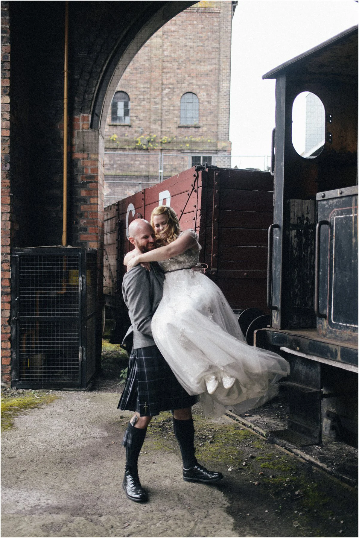 Crofts & Kowalczyk Photography, Scottish wedding of Jodie and John in Fettes College chapel in Edinburgh and The National Mining Museum Scotland