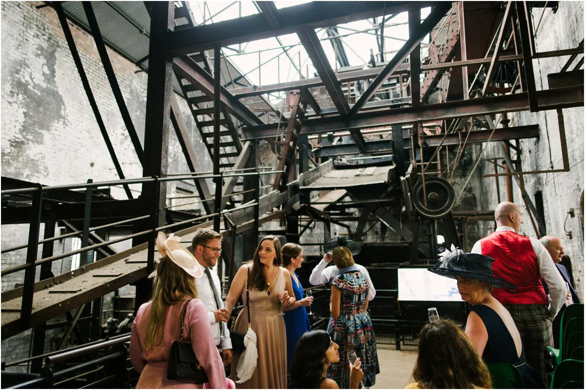 Crofts & Kowalczyk Photography, Scottish wedding of Jodie and John in Fettes College chapel in Edinburgh and The National Mining Museum Scotland