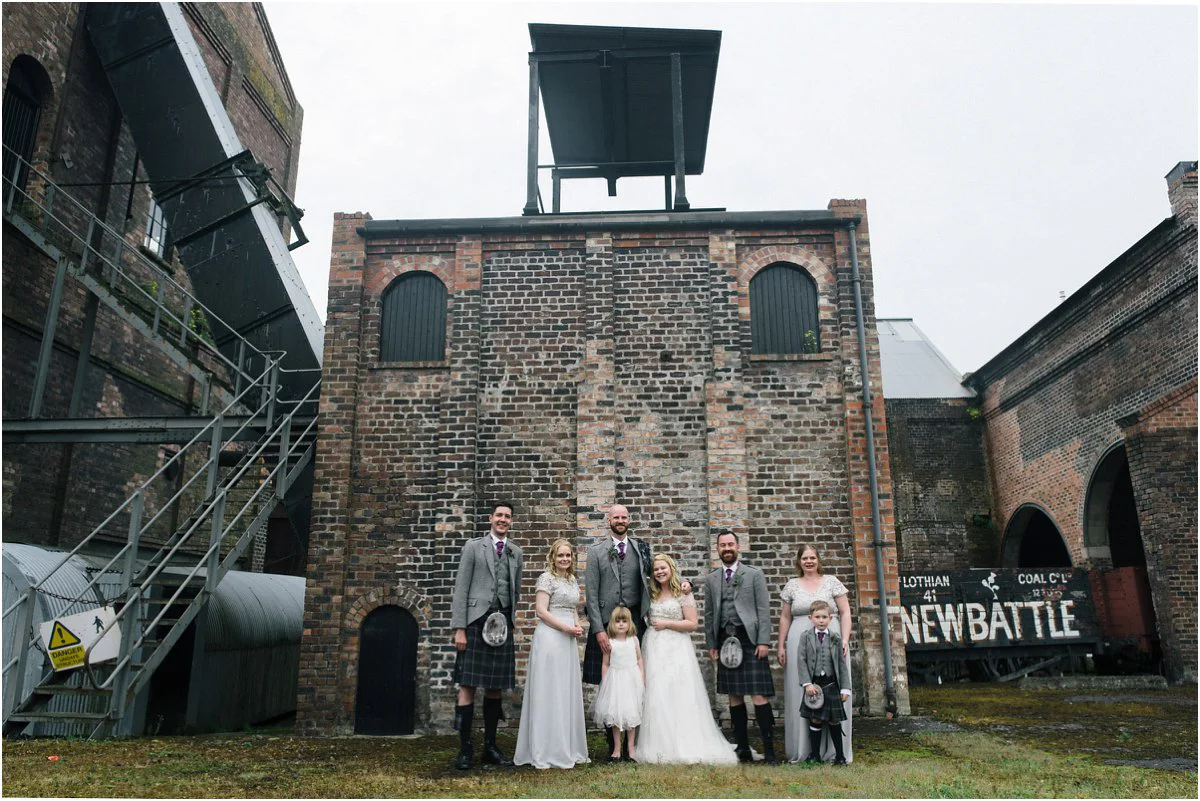 Crofts & Kowalczyk Photography, Scottish wedding of Jodie and John in Fettes College chapel in Edinburgh and The National Mining Museum Scotland