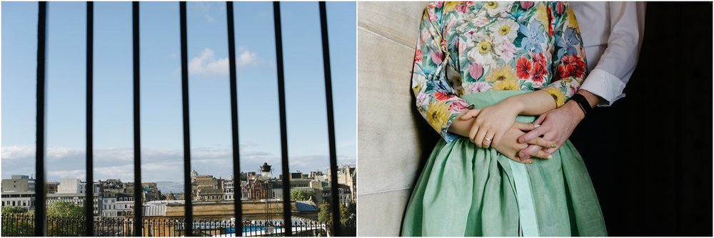  Cro&Kow Engagement shoot in Edinburgh with Korean Bride and British groom 